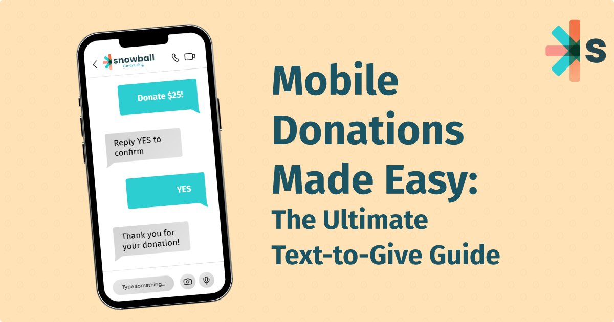 Text-to-give is the future of fundraising. Learn how to make your nonprofit’s fundraising efforts more efficient and successful with text-based contributions!

hubs.la/Q02386t40

#TextToGive #VirtualEvents #VirtualFundraising #OnlineAuctions #NPO #schoolfundraiser