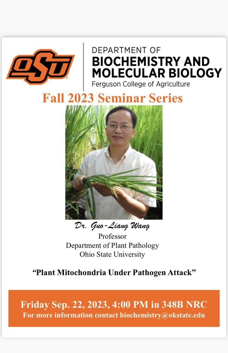 bmbgsa41739's tweet photo. Friday Seminar with Dr. Guo-Liang Wang! https://t.co/XPFcPtGfRh