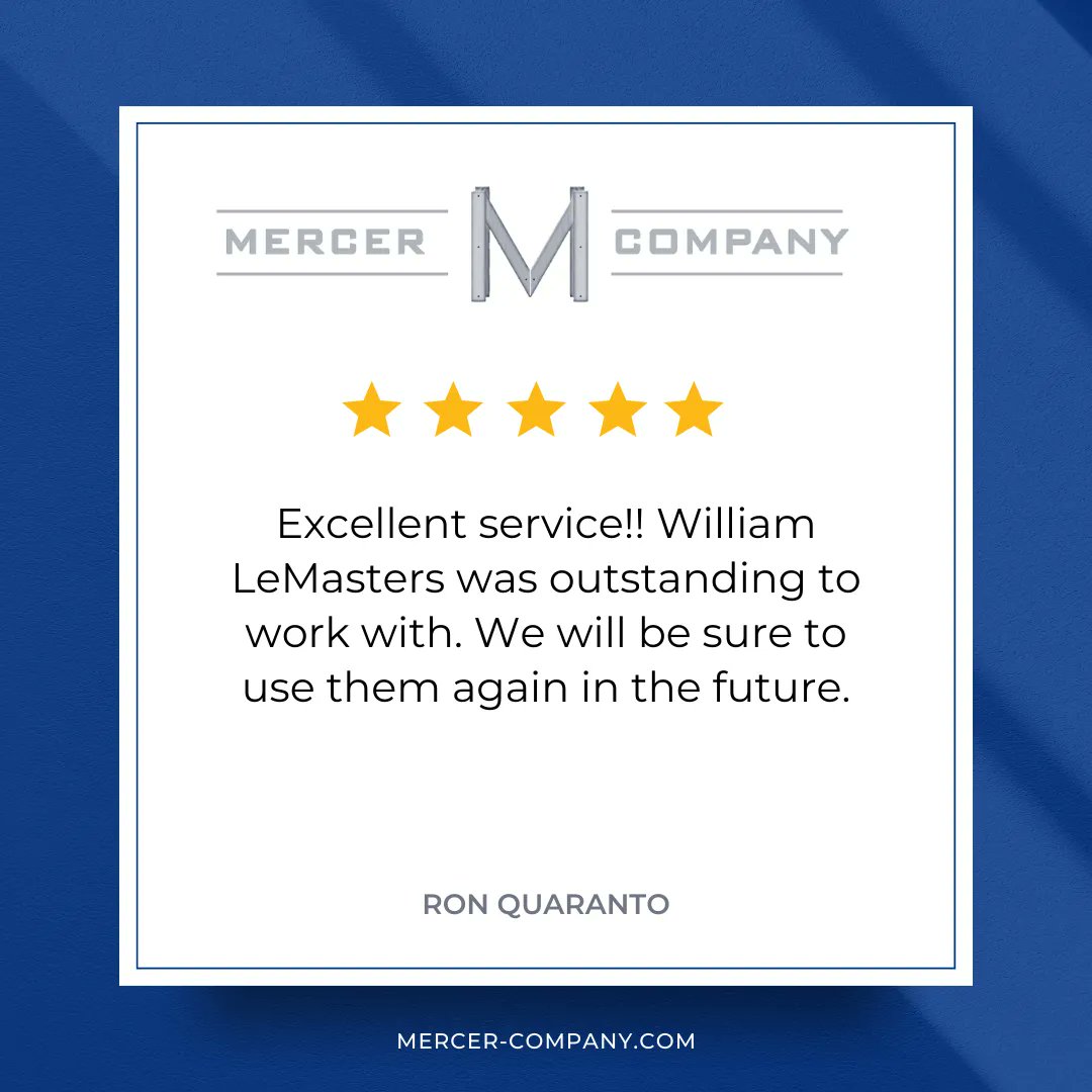 MercerCompany's tweet photo. 🌟 Thanks Ron, for sharing your 5 star experience with us! 🌟 

Our primary goal is to maximize your profits, optimize your revenue, and to reach your goals. 📈  When you work with us, reaching you are always our number one focus. 🏆 https://t.co/ZeVEwAhqi6