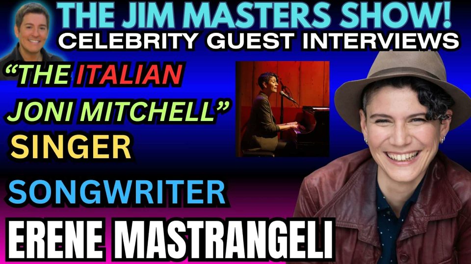 Today! Live! 4p ET 1p PT dynamic pop/folk Italian-born #singersongwriter Erene Mastrangeli guests on The Jim Masters Show! Watch here : youtube.com/jimmasterstv Enjoy! #thejimmastersshow #jimmasterstv #erenemastrangeli #music #interview @IMastrangeli #live #entertainment #chat