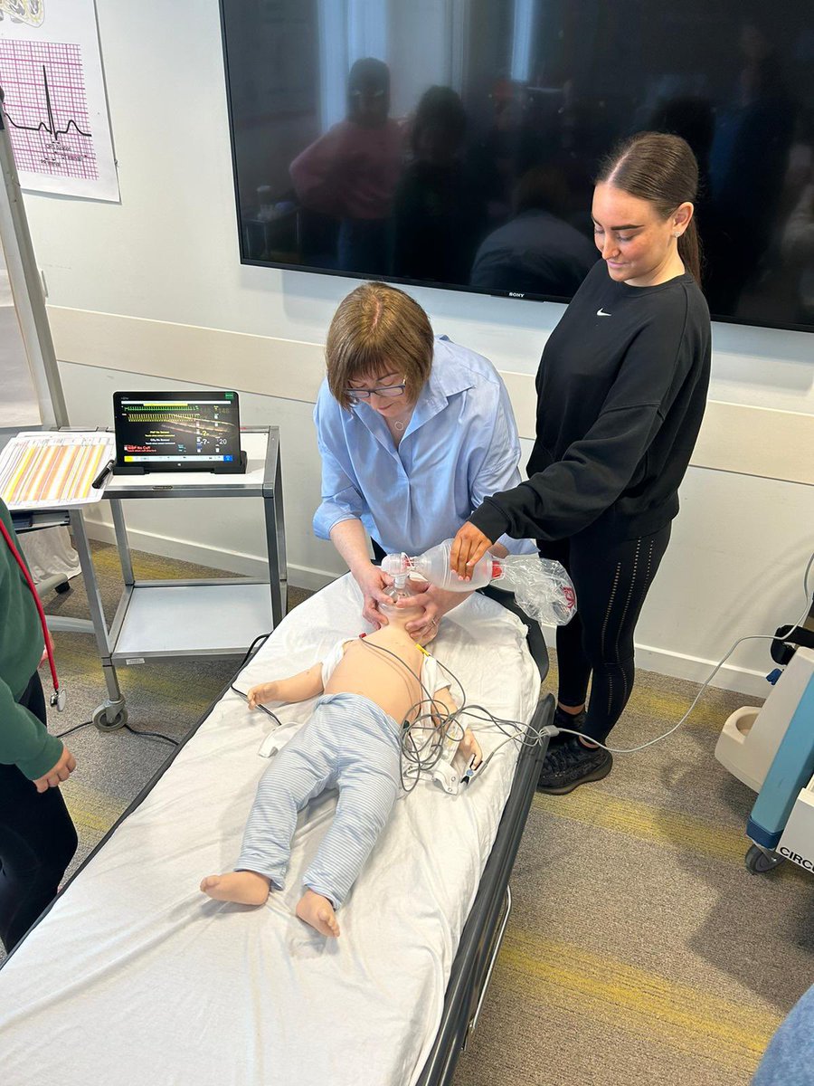 DgResus's tweet photo. PILS course today in DGRI. Well done to all the candidates 👏♥️👏 First time using SIMBaby 👶🏼 #MoreRealistic #SavingLittleLives @VickyPurdie @shazmcgarva @DrJamesCant @Laerdal_UK @DGNHS @ResusCouncilUK https://t.co/lAimUDaptc
