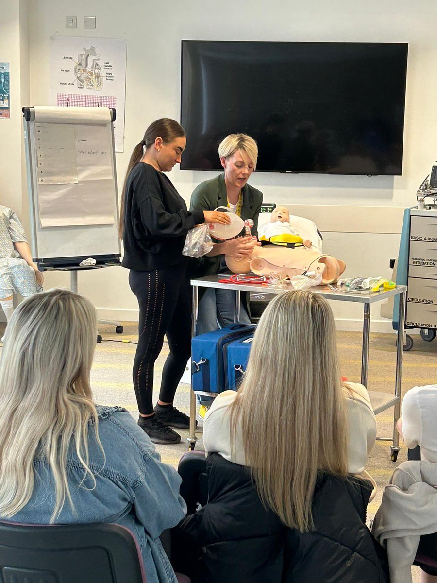 DgResus's tweet photo. PILS course today in DGRI. Well done to all the candidates 👏♥️👏 First time using SIMBaby 👶🏼 #MoreRealistic #SavingLittleLives @VickyPurdie @shazmcgarva @DrJamesCant @Laerdal_UK @DGNHS @ResusCouncilUK https://t.co/lAimUDaptc