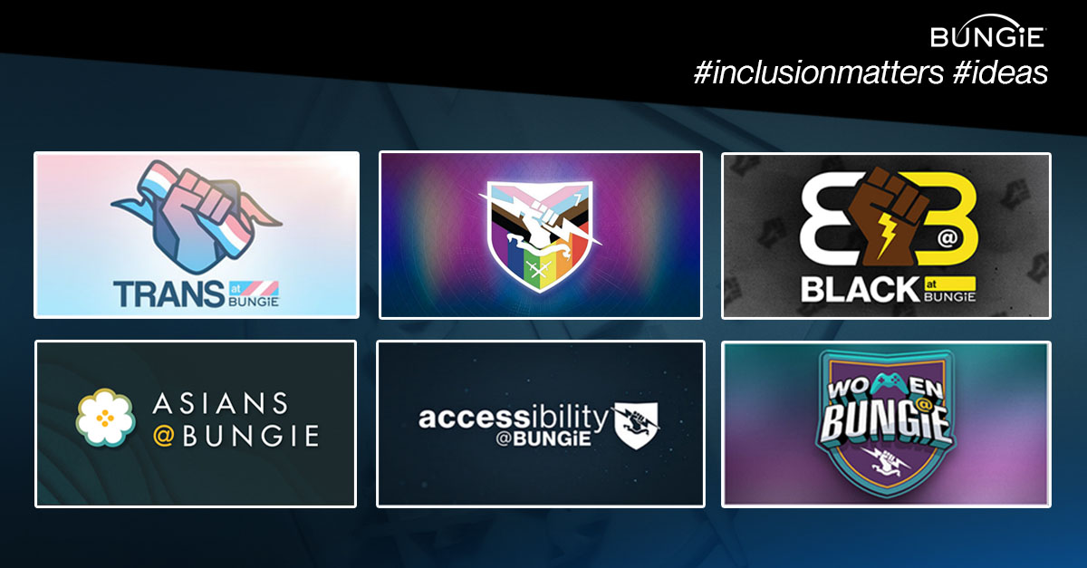 At <a href="/Bungie/">Bungie</a>, all employees are encouraged to get involved.

Our Inclusion, Diversity, and Equity Associations (IDEAs) resource groups provide a platform for employees to share their voices, connect with allies, and build community. #InclusionMatters