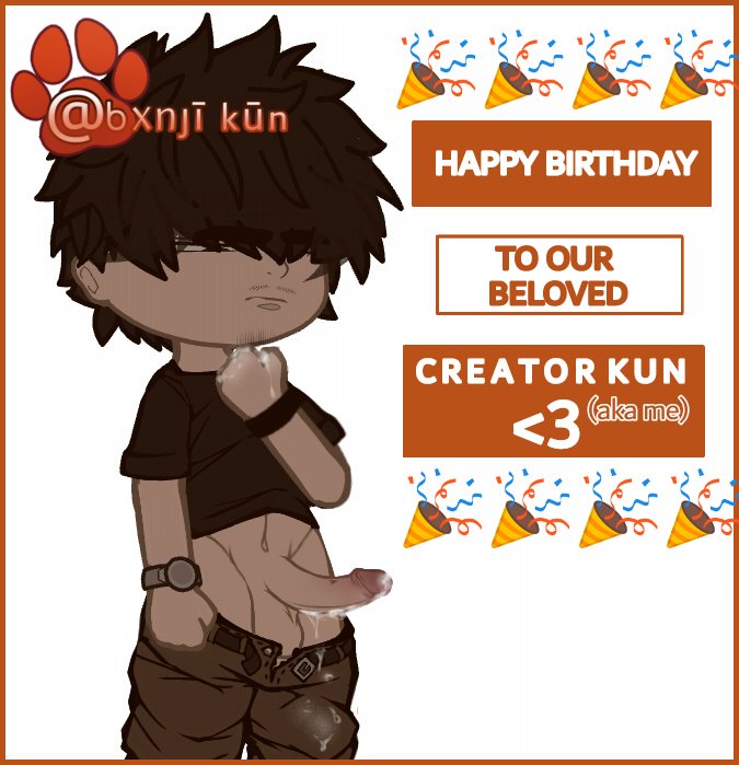 extmybussy's tweet photo. Happy Birthday to our beloved creator for making Benji the most loved puppy by all <3
.
.
This is the first time I've used myself literally in an nsfw edit 😶
#gacha #gachaedit #gachansfw #gachagaynsfw #gachansfwcommunity https://t.co/nITXRLmPIy
