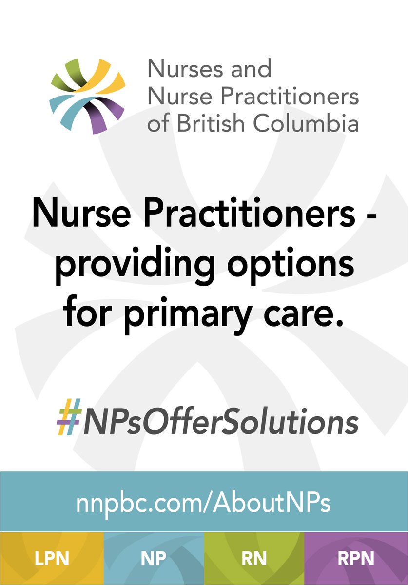 NNPBC sat down with Canopy Health to learn more about their collaboration of NPs and RMs to help improve access to primary care. Read more: nnpbc.com/pdfs/misc/2023… @bcmidwives
Canopy Health: canopyhealth.ca #NPsOfferSolutions