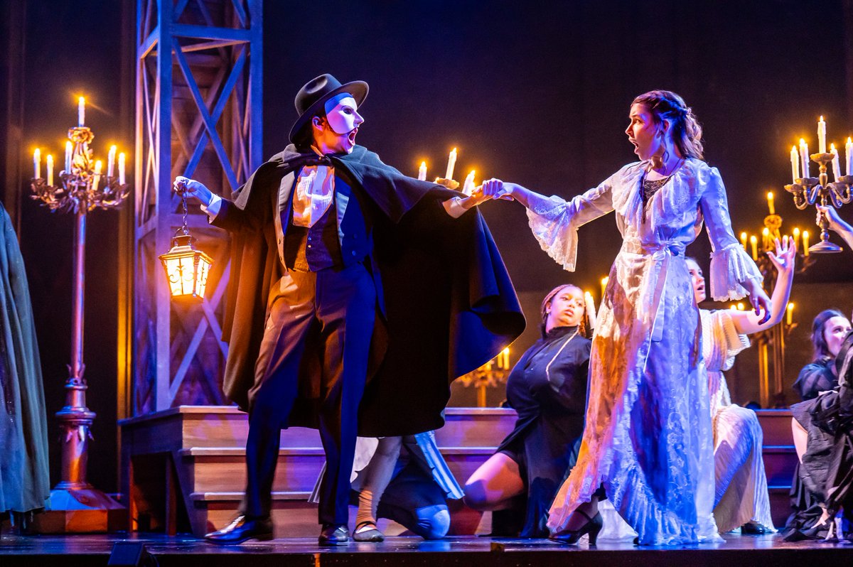 In all your fantasies
You always knew
HSP #GrandPhantom
Is calling YOU!

FEW seats remain for today's performance of THE PHANTOM OF THE OPERA. Make it a Sunday to remember, with a show you won't forget.
grandtheatre.com/event/phantom-…

🖼️: Emma Bishop &amp; Spence Jackson
📸 by: Dahlia Katz