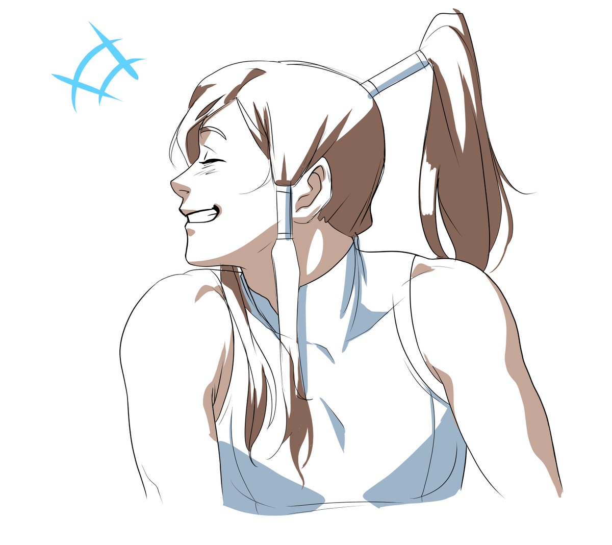 mastrocecchi's tweet photo. Quick sketch of a happy Korra😁 https://t.co/HwhdnmRsfa