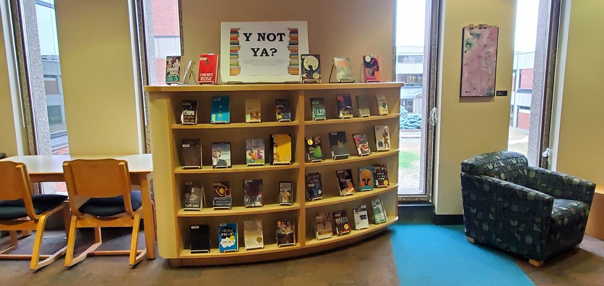 Looking for something to read this weekend? Check out our "Y Not YA" display on the main floor of McFarland!