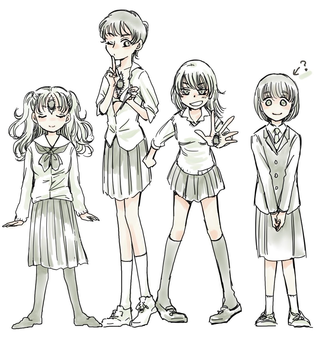 #これを見た人も何か無言で四人組をあげる