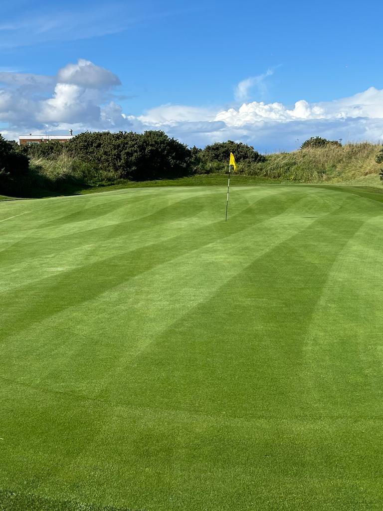Really happy with the recovery on the greens just one week on from autumn renovations <a href="/LeasoweGolfClub/">Leasowe Golf Club</a>