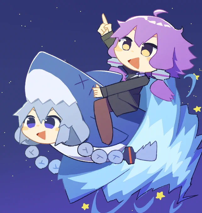 サメちゃんと一緒に帰宅!