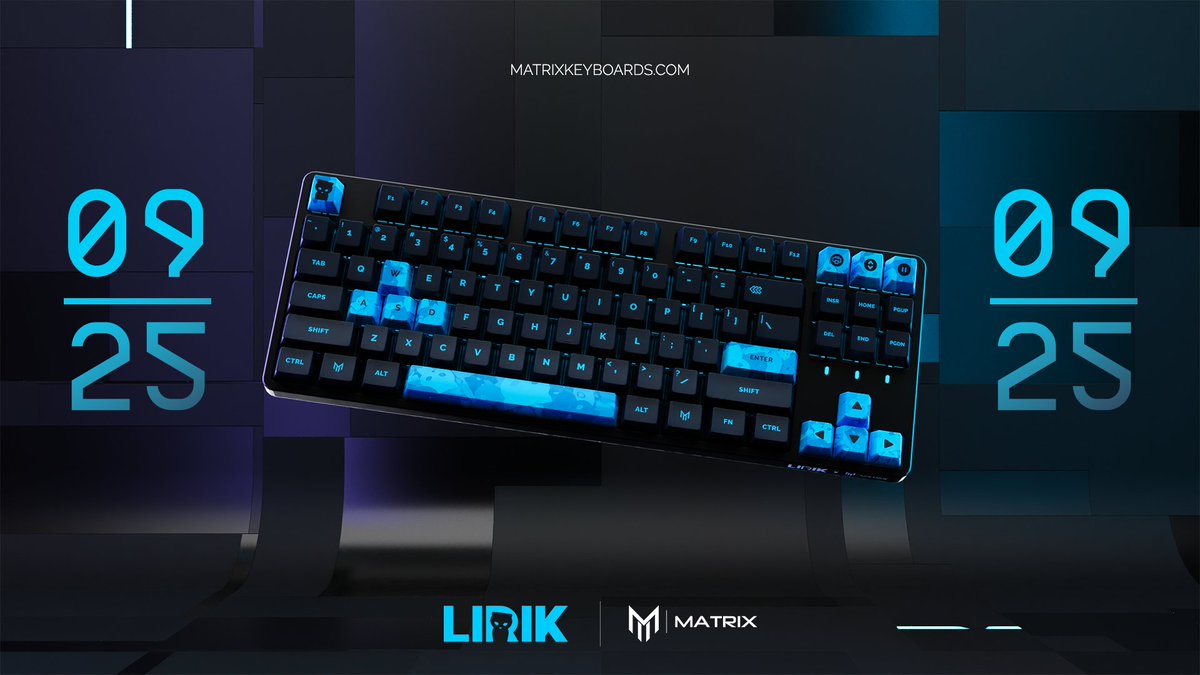 MatrixKeyboards's tweet image. T-Minus 3 Days Until the LIRIK Bundle drops on 9/25!💎

Designed by LIRIK | Driven by Performance | Presented by Matrix

Limited amount for Pre-Order on Monday the 25th at 1PM ET

Mark Your Calendars: bit.ly/3PLN3ds
#keyboard #gaming #MatrixPartner #gamingsetup #LIRIK