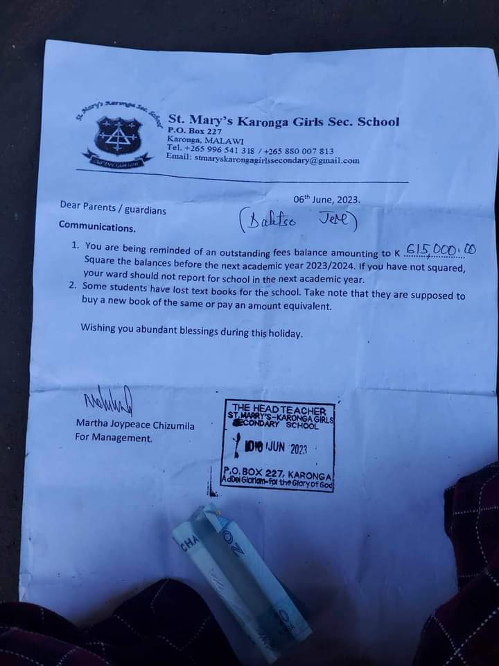 MwizaMphande's tweet photo. she encounters a retard in pushing the load of her dreams. 

Despite her ordeal, she managed to do well in recently released JCE exams with As, Bs, and 1C.

When someone brought her story I was touched to embark on an initiative after consulting the school. https://t.co/P1UcW7LtmY