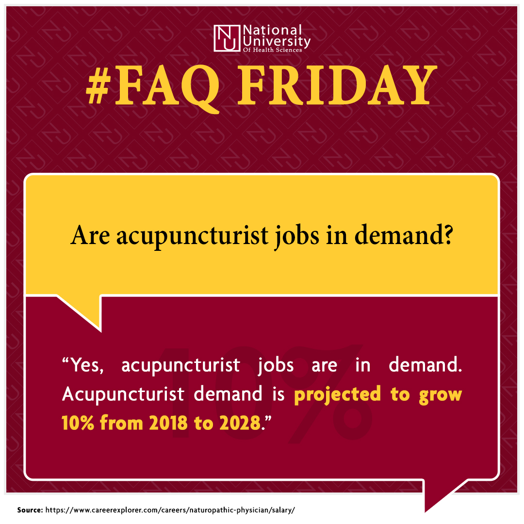 #nuhs #NationalUniversityofHealthSciences #Acupuncture #ComplementaryAndAlternativeMedicine #faqFriday