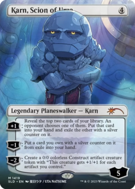 MTGGoldfish's tweet photo. The exclusive secret lair for Hasbro Pulsecon this year is a third set of 5 Chibi planeswalkers. More previews at https://t.co/9ly5HdR4E8 #MTGSLD https://t.co/IjCiW3bRa3