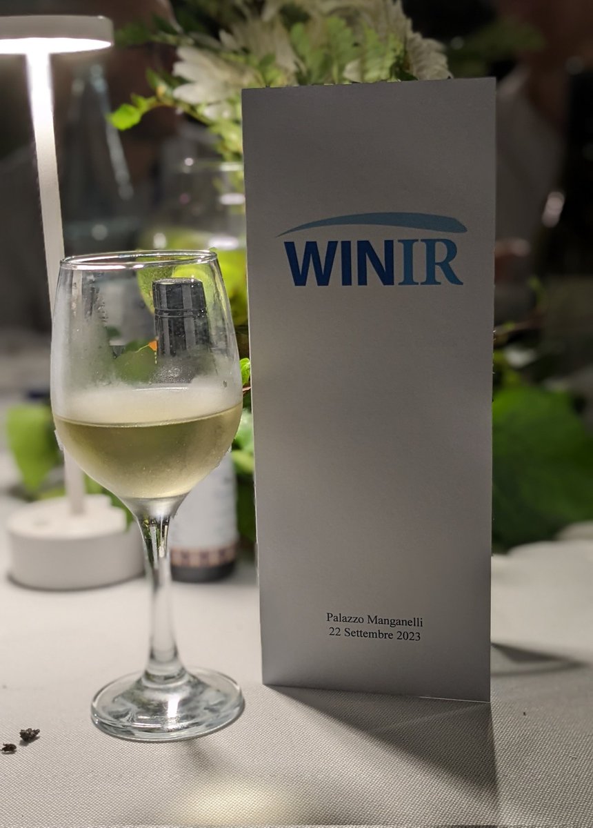 #WINIR2023 amazing dinner at #PalazzoManganelli