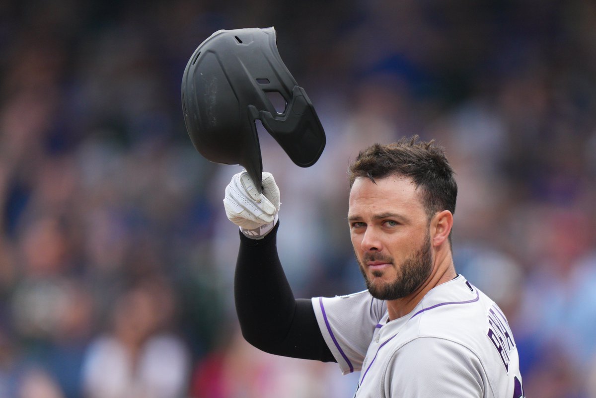 Cubs's tweet photo. Welcome back, KB! https://t.co/Ma5sNYbjxR