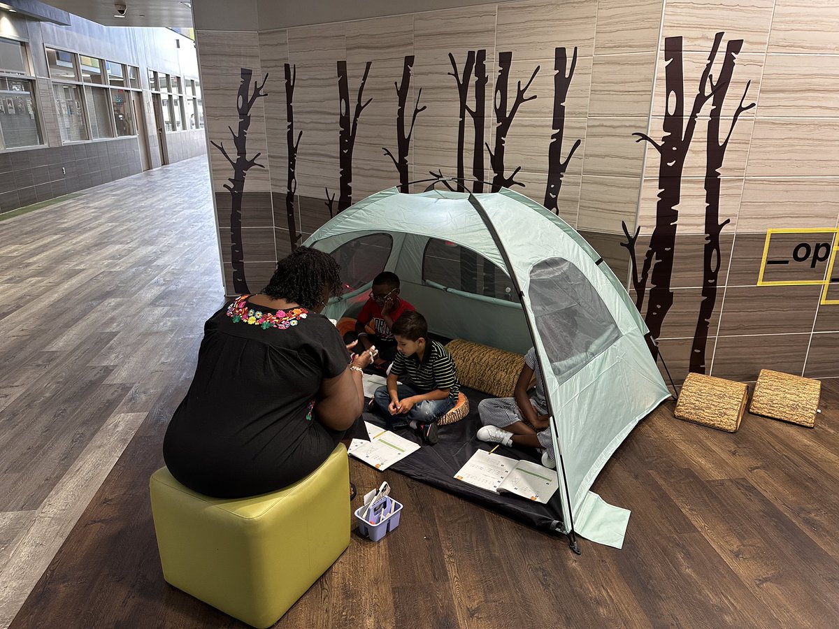 What better than learning? Learning in a tent! #GEanchored #ShineYourLight