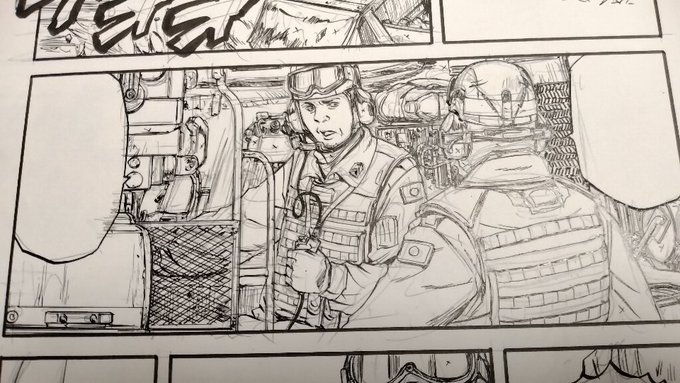 断片的資料を再構築して描いた74式戦闘室 