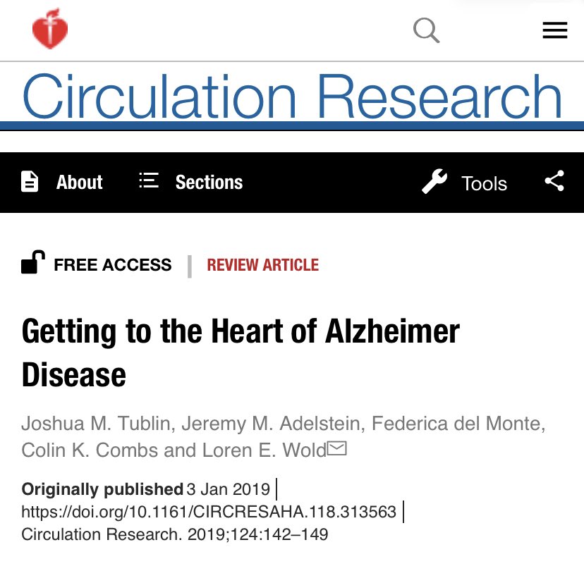 #DiaMundialDelAlzheimer #WorldAlzheimersDay 
ahajournals.org/doi/10.1161/CI…