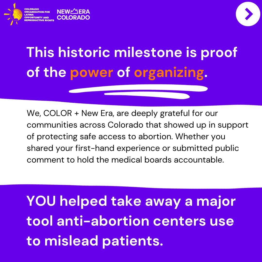 colorlatina's tweet photo. 🚨 BREAKING NEWS 🚨
We are the FIRST STATE to regulate “abortion pill reversal” (APR)! 

We, @COLORLatina and @NewEraColorado, are so excited to share that SB23-190 will finally be implemented as law this October! https://t.co/EUb5WePKOu