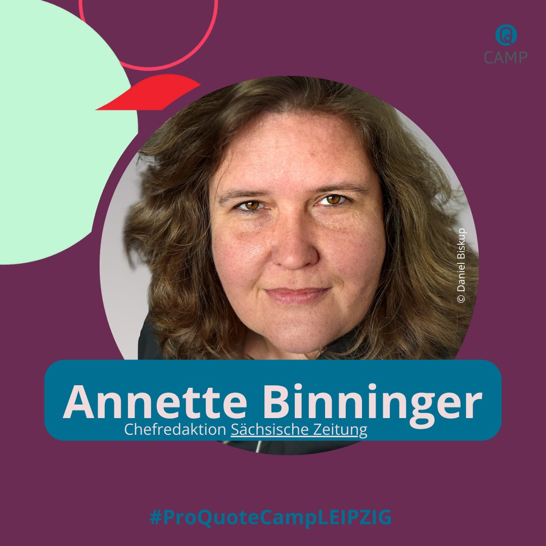 quote_pro's tweet photo. 🚀 Morgen beim #ProQuoteCampLeipzig: Annette Binninger! @abireport
Die Politik-Chefin und Mitglied der Chefredaktion der Sächsischen Zeitung/@SächsischeDE spricht um 12:00 Uhr über #Vielfalt
im #Regionaljournalismus!
#ProQuoteCampLeipzig #frauenandiespitze #diversität https://t.co/iQZMZBJQx0