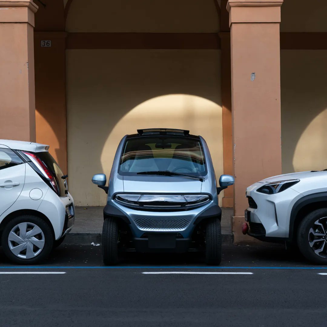 Eli ZERO: Parking made easy! Tired of circling for spots? Eli's compact design and agility simplify city parking. Slide into tight spaces effortlessly and enjoy hassle-free urban drives. 
#Eli #EliElectricVehicles #EV #ElectricVehicle #NEV #UrbanMobility #Parking