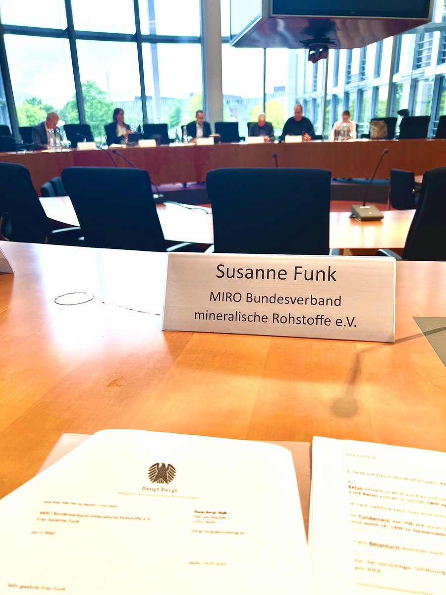 Bundesverband Mineralische Rohstoffe (MIRO) e.V. tweet media