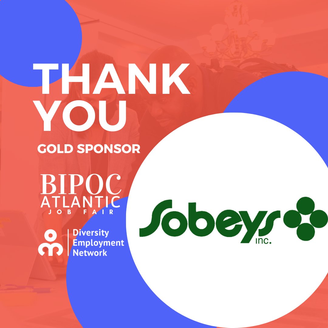 Thank you @sobeys for sponsoring our BIPOC Atlantic Job Fair. Your your support helps us deliver an impactful event. This event is free for jobseekers, register today bipocjobfair.vfairs.com #diversity #JobFair #hiring #halifax #employment #JobSeekers #dei #BIPOC #leadership