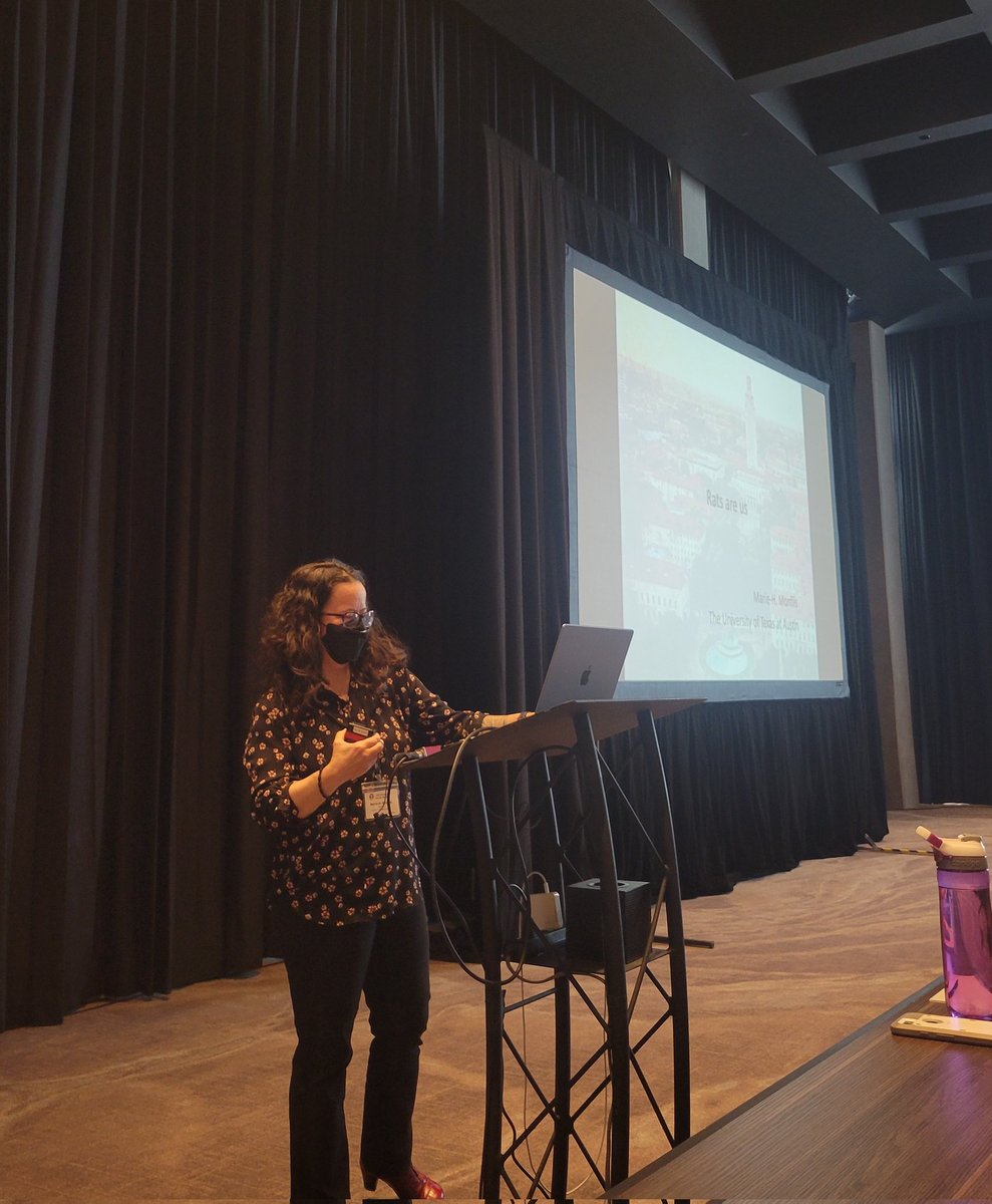 PavlovSociety's tweet image. First post-lunch talk: the @WomeninLearning lecture by @MarieMonfils #Pavlovian2023