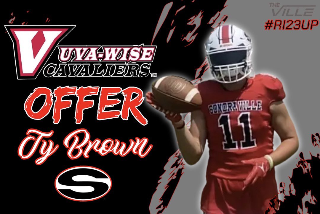 Class of 24’ LB Ty Brown (<a href="/brown_ty11/">Ty Brown</a>) picked up his first offer today from <a href="/UVAWiseCavsFB/">UVA Wise Football</a>! #RecruitTheVille #RI23UP🔥