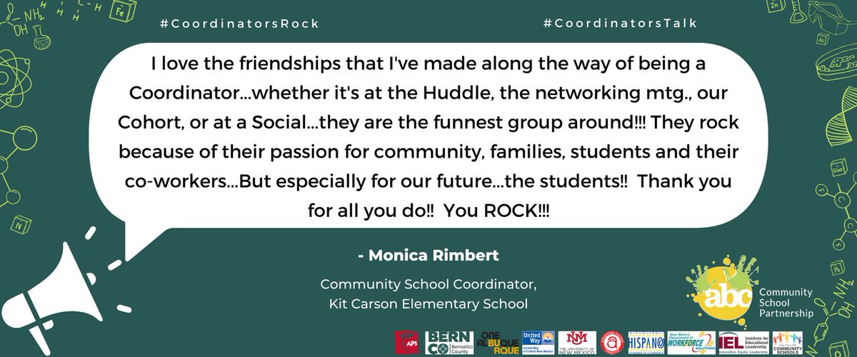 ABC Community School (@abc_partnership) on Twitter photo We asked our Community School Coordinators why #CoordinatorsRock - thank YOU, Monica!! #CoordinatorsTalk <a href="/CommSchools/">Community Schools</a> <a href="/ABQschools/">Albuquerque Public Schools</a> <a href="/GBryanGarcia/">Bryan Garcia</a> <a href="/NMPED/">New Mexico Public Education Department</a> We asked our Community School Coordinators why #CoordinatorsRock - thank YOU, Monica!! #CoordinatorsTalk <a href="/CommSchools/">Community Schools</a> <a href="/ABQschools/">Albuquerque Public Schools</a> <a href="/GBryanGarcia/">Bryan Garcia</a> <a href="/NMPED/">New Mexico Public Education Department</a>
