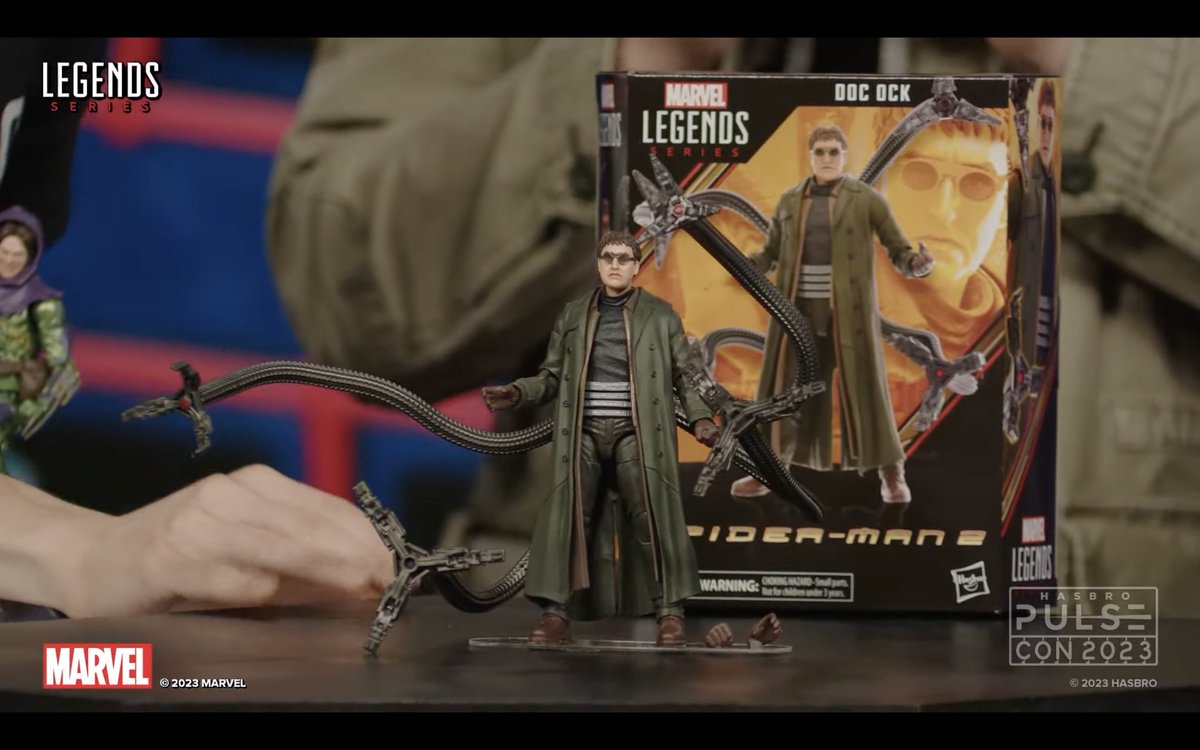 frikipolis's tweet image. ¡¡Qué animalada de colección nos van a dar aquí!! #marvellegends #PulseCon2023 #SpiderManNoWayHome