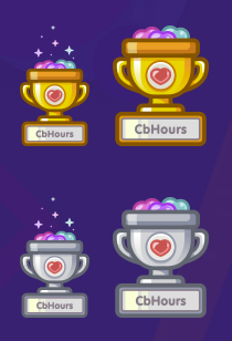 New trophy choices available on the social media button creator. cbhours.com/social_media_b…