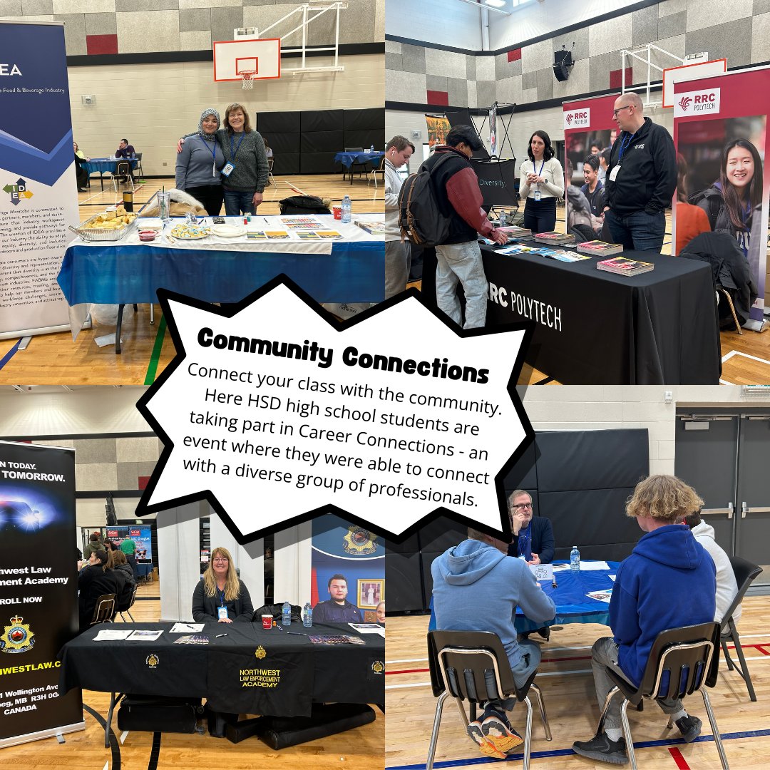 Kirby Krause (@kirbylkrause) on Twitter photo Connecting students with the community is a key #CareerDevelopment strategy. Pictured here are <a href="/HanoverSD/">Hanover School Division</a> high school students taking part in Career Connections - an event where they were able to connect with a diverse group of professionals.
#hsdlearns #hsdcdle Connecting students with the community is a key #CareerDevelopment strategy. Pictured here are <a href="/HanoverSD/">Hanover School Division</a> high school students taking part in Career Connections - an event where they were able to connect with a diverse group of professionals.
#hsdlearns #hsdcdle