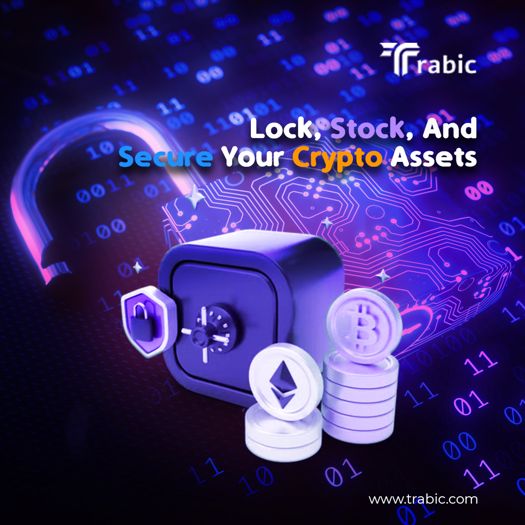 thetrabic's tweet photo. Your #CryptoAssets are precious. Keep them safe and sound with Trabic! 

Trabic offers top-notch solutions to #safeguard your digital wealth.
-
-
#CryptoSecurity  #DigitalAssets #CryptoProtection #2FA #Encryption #PrivateKey #Blockchain #PeaceOfMind #SecureYourCrypto https://t.co/cZXZHv7xrA