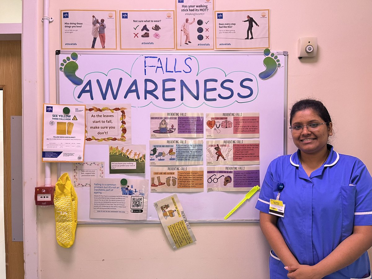 SartainKj's tweet photo. This week has been Falls Awareness Week and #TeamCG2 @YSTeachingNHS has been hard at work celebrating their amazing care aiming to reduce the fall risks in hospital. Shared learning on their display boards. The winning teams are:Lilac,EAU and Cherry. Well done all. https://t.co/yqxNc5kFBY