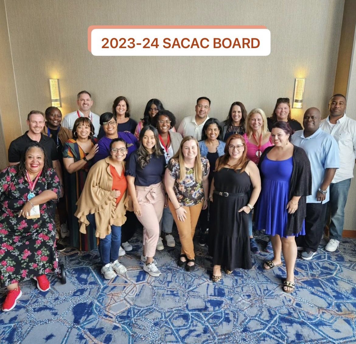 HE_Decoded's tweet photo. The 2023-24 SACAC Board met Wednesday in Baltimore, Maryland, to kick-off the 2023 NACAC Annual Conference. #SACAC #NACAC2023 #HEDecoded #HigherEd #PowerofUs https://t.co/aJT8JKfwv9