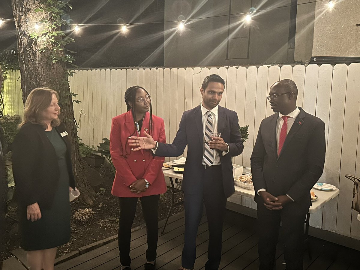 wyg_org's tweet photo. Such an honor to host Hon.@EmmaTheofelus Deputy @MICTNamibia and @MDeatrick Chair @DNCClimate in light of  #UNGA2023 to stress our efforts on #ClimateEducation. We thank Amb.Mateus Luemba @AngolaOnu @HUNMissionToUN @UNDP @TajikistanUN @NamibiaUN @Morocco_UN @ArgentinaUN @UN_PGA https://t.co/TG1IGDzVe7