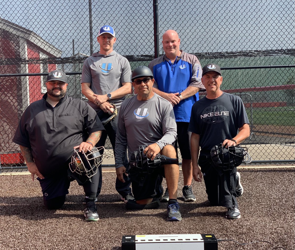 UnitedUmpires's tweet photo. Cortland 3-Umpire Clinic | Laser Plate Olympics championship team [L to R] Mike MacStudy, Larry Garcia and Marty Hasenfuss. Congratulations!
#BeABetterUmpire #LaserPlate  #UmpiresAdvanceUnited https://t.co/M48X4AoThy
