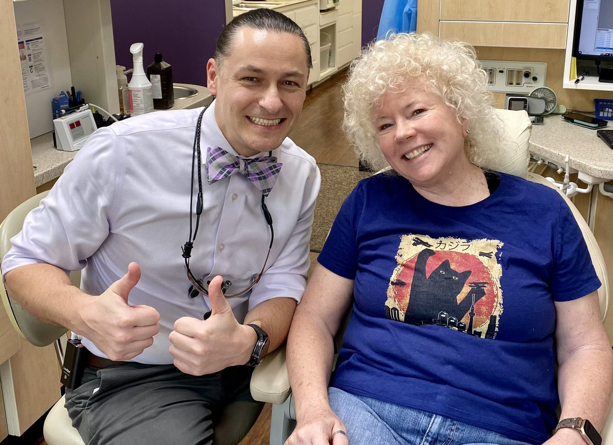 craft_dentistry's tweet photo. 🌟😁 What a day to celebrate smiles! 😁🌟

We've got double the happiness at Craft of Dentistry today – our incredible dentist Dr. Shvets and the happiest patient ever! 😃✨

Seeing those pearly whites shine bright is what we live for, and today, we've hit the jackpot! 🎉 https://t.co/lzbiXBVm36