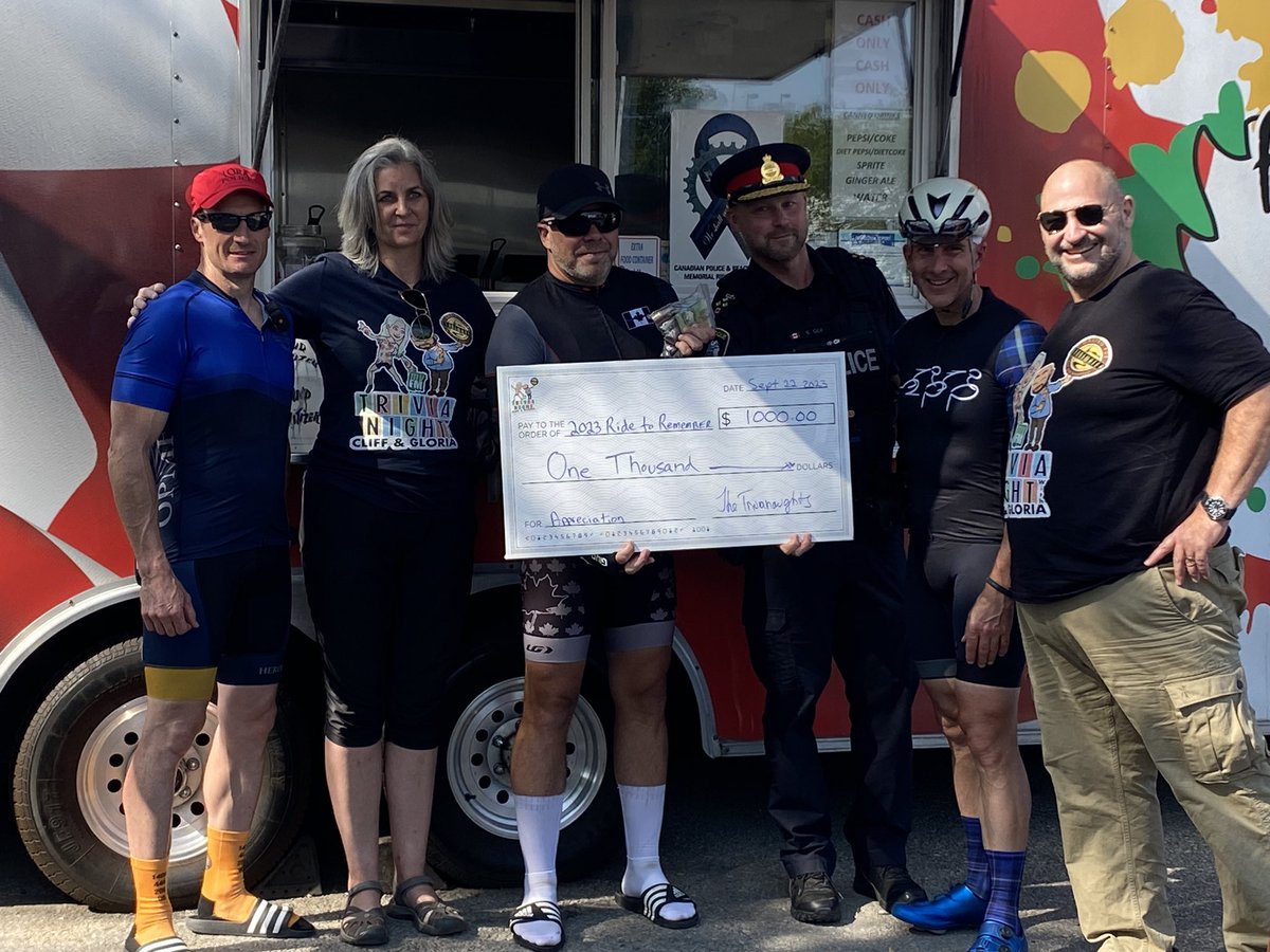 Ride to Remember (@canadianr2r) on Twitter photo The awesome community of <a href="/GananoquePolice/">Gananoque Police</a> blows us away every year with their incredible support to this Ride. Thanks to the local Canadian Tire, our favourite chip truck Fries Eh and the local trivia night for their donations. And we gave away another bike!! #greatday The awesome community of <a href="/GananoquePolice/">Gananoque Police</a> blows us away every year with their incredible support to this Ride. Thanks to the local Canadian Tire, our favourite chip truck Fries Eh and the local trivia night for their donations. And we gave away another bike!! #greatday
