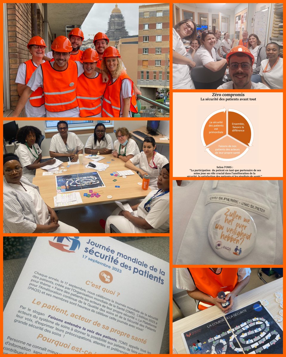 Semaine de la sécurite des patients au CHU Saint-Pierre! <a href="/PAQSASBL/">PAQS</a>