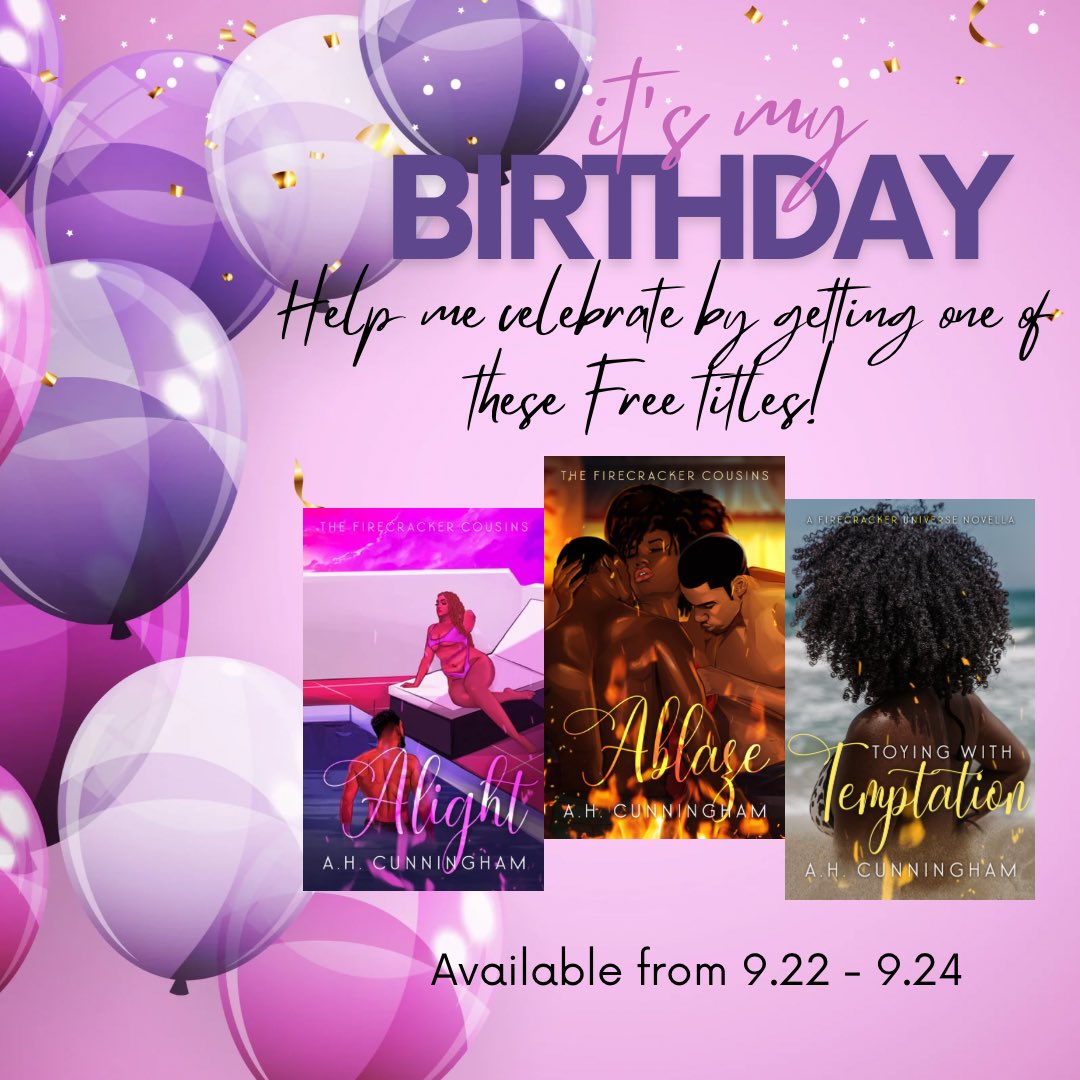 It’s my bday y’all go get these free books! And you can buy some more too lol
