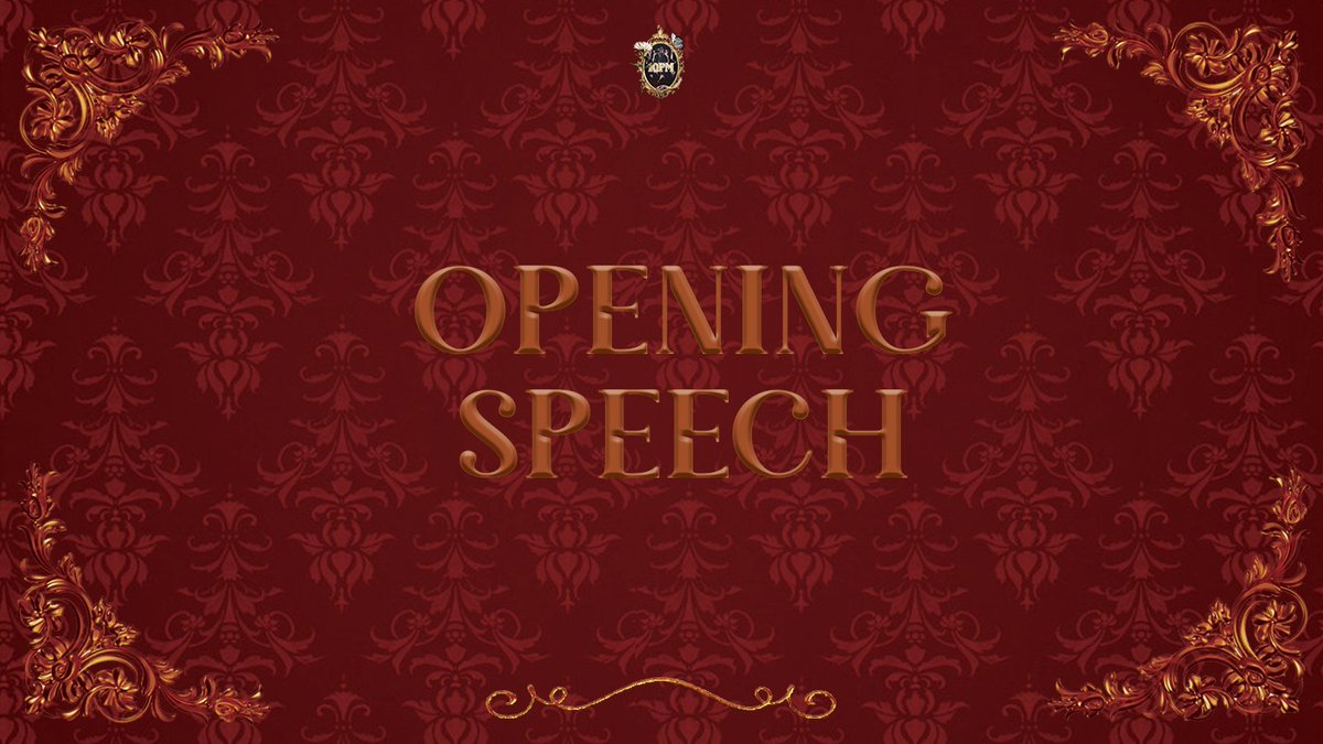 ⠀⠀  ⠀⠀

͏͏͏͏͏͏ ⠀      
 ⠀                                      ❪ ♚ ❫
              REDLAPSE ⵓ THE 10PM VERSION
                        ততততত❘༻༺❘ততততত
                            OPENING SPEECH 
͏͏͏͏͏͏͏͏ ͏
͏͏͏͏͏͏͏͏⠀⠀  ⠀⠀
͏͏͏͏͏