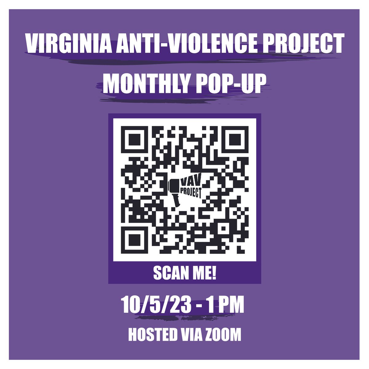 VirginiaAVP's tweet photo. Join us virtually on October 5th for our monthly pop-up with the following link: (https://t.co/YKoLVABw9N). We hope to see you there! https://t.co/xu6j6EjGxZ