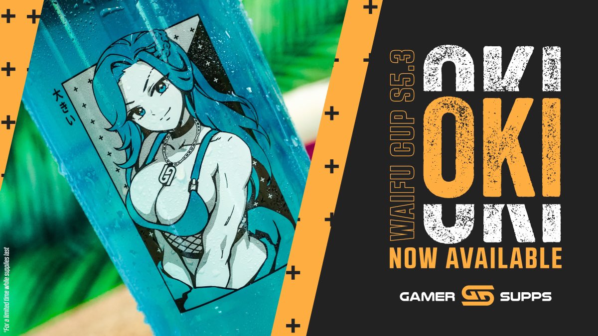 GamerSupps's tweet photo. Waifu Cup s5.3 OKI is definitely a strong pick and is available NOW 💪

congrats to the five winners

@raven_is_dying
@Lergrburger31
@LukeeUs
@jessiethegoblin
@t0xicgh0st_live

dm us for your prize

https://t.co/sbHzSo7CVw https://t.co/DfJkiVmL8d