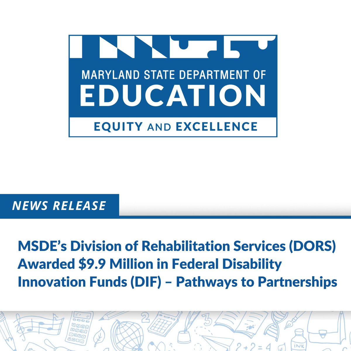 Maryland State Department of Education tweet media