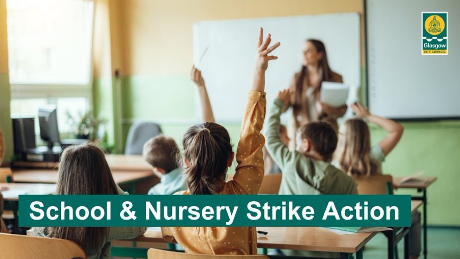 📢 School &amp; nursery strike update
Strike arrangements for Tuesday 26 Sept remain the same - all primaries &amp; nurseries will be closed - sec schools open to S4 - S6 pupils...except Glasgow Gaelic Secondary - updated comms on remaining strike days on Tuesday ow.ly/60Jl50POJ0E