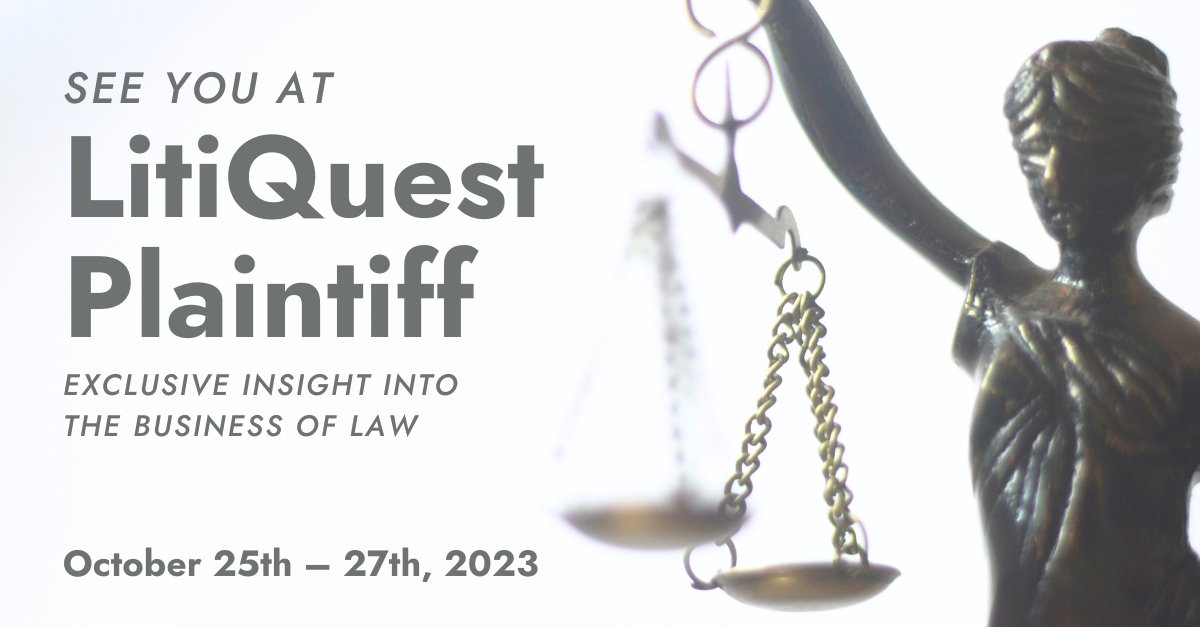 We are happy to share with you that Lexitas will be attending LitiQuest Plaintiff: Exclusive Insight Into the Business of Law, October 2023, and be a part of Demoplalooza. We hope to see you there! 

#litiquestplaintiff #businessoflaw #sponsor #proudsponsor #lexitaslegal